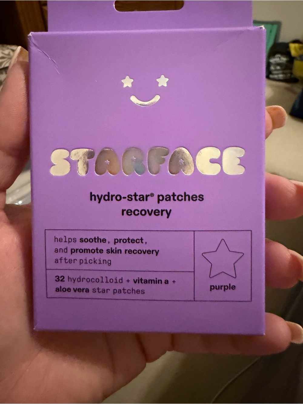 Starface Purple Hydro-Star Acne Recovery Patches for Women